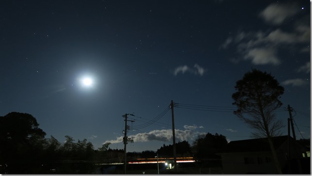PowerShotG7Xの星空夜景写真